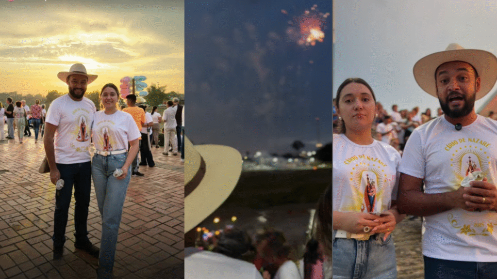 Fé e união marcam presença do vereador João Paulo e sua esposa no Círio de Nazaré